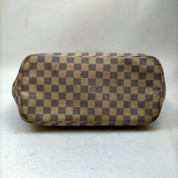 Louis Vuitton Neverfull  Mm White Damier Azur Tote - Picture 5 of 9